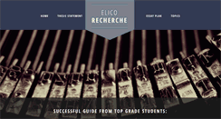 Desktop Screenshot of elico-recherche.net